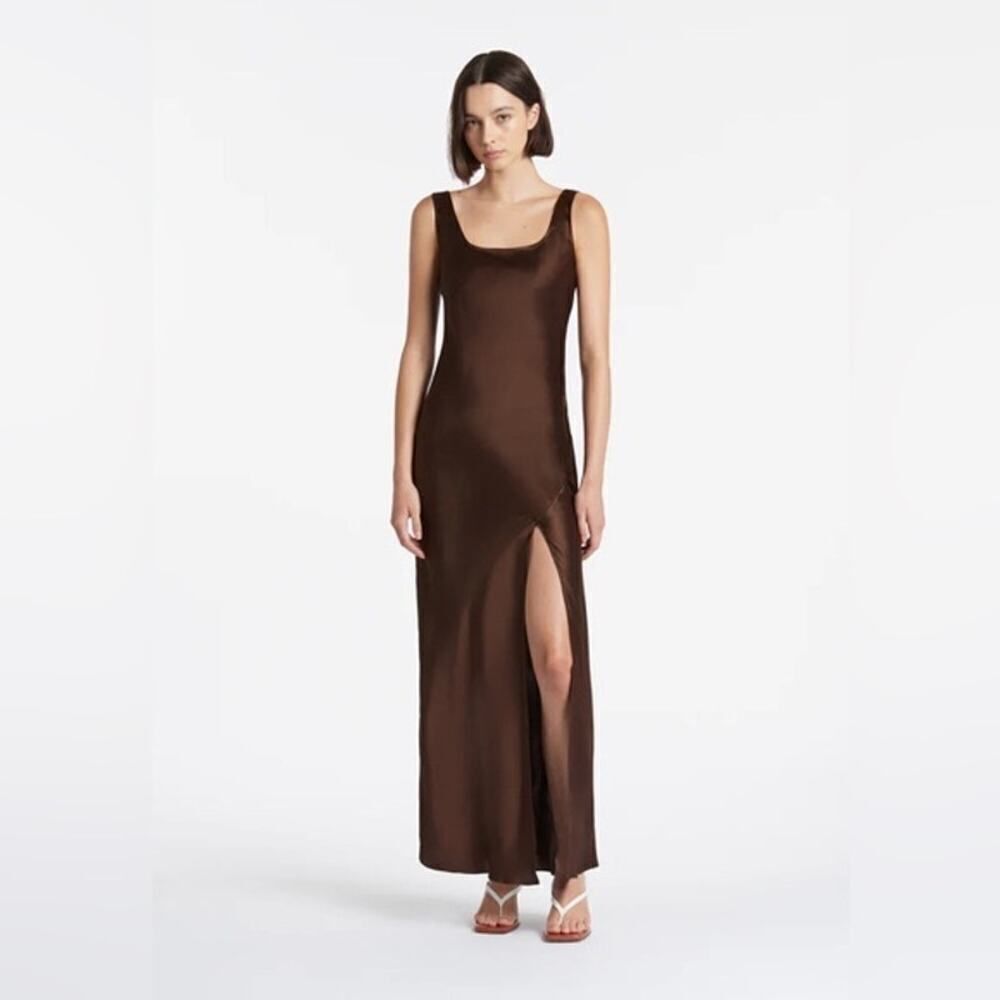 Sir. esme bias Maxi dress chocolate size 0/US2